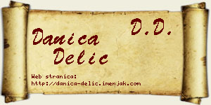 Danica Delić vizit kartica